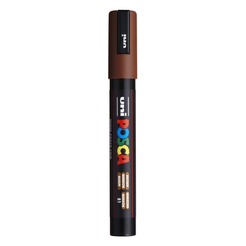 PC-5M Paint Markers, Medium Bullet Tip (1.8-2.5 mm), Brown