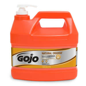 Gojo, NATURAL* ORANGE™ Smooth Hand Cleaner Gel Soap,  1 gal Bottle
