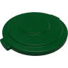 Carlisle, Bronco, Round, Polyethylene, 32 gal, Plastic, Green, Receptacle Lid