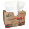 NSN7920013701365, AbilityOne®, SKILCRAFT Total Wipes II, 4 ply, 13.25"x16.50", Polyester/Rayon, Industrial Wipers, White