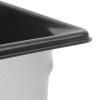 Half-size 4-inch-deep Super Pan V® stainless steel steam table pan with Steel Coat x3™ nonstick coating