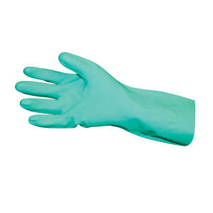 Impact, Pro-Guard®, General Purpose Gloves, Nitrile, 15.0 mil, Powder Free, S, Green