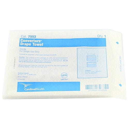 Drape Towel Non-Absorbant 18" x 26" Sterile - 120/Case
