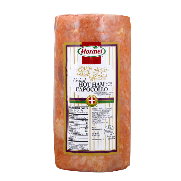 HORMEL(r) Hot Ham Capocollo, 3 pc . C1N1 - Front No Plunge In Package (Hi Res)