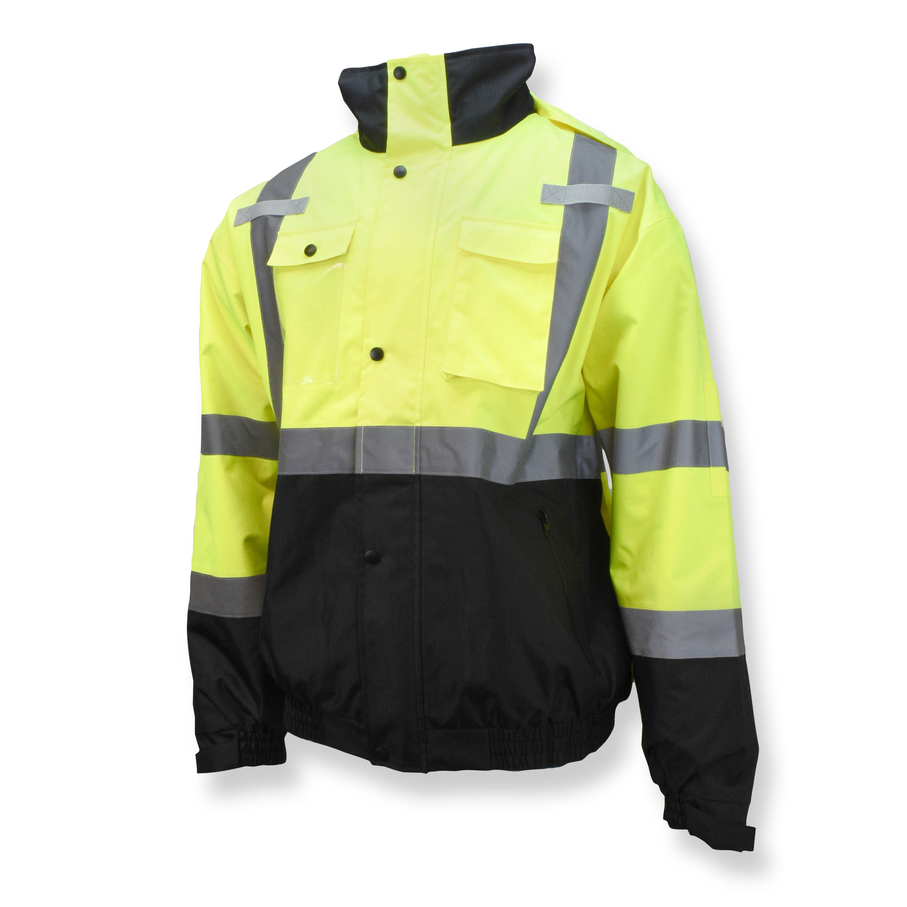 Radians SJ320 3-in-1 Durable Ripstop Bomber Jacket with Color Blocking