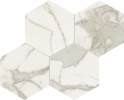 Lotus White 12×12 Hexagon Mosaic Polished