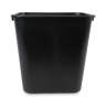 Boardwalk, Soft-Sided, 7 gal, Resin, Black, Rectangle, Receptacle