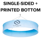 Circle 8'w x 2'h with Printed Bottom
