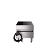 208- to 240-volt two-hob heavy-duty induction range with temperature control probe and programs