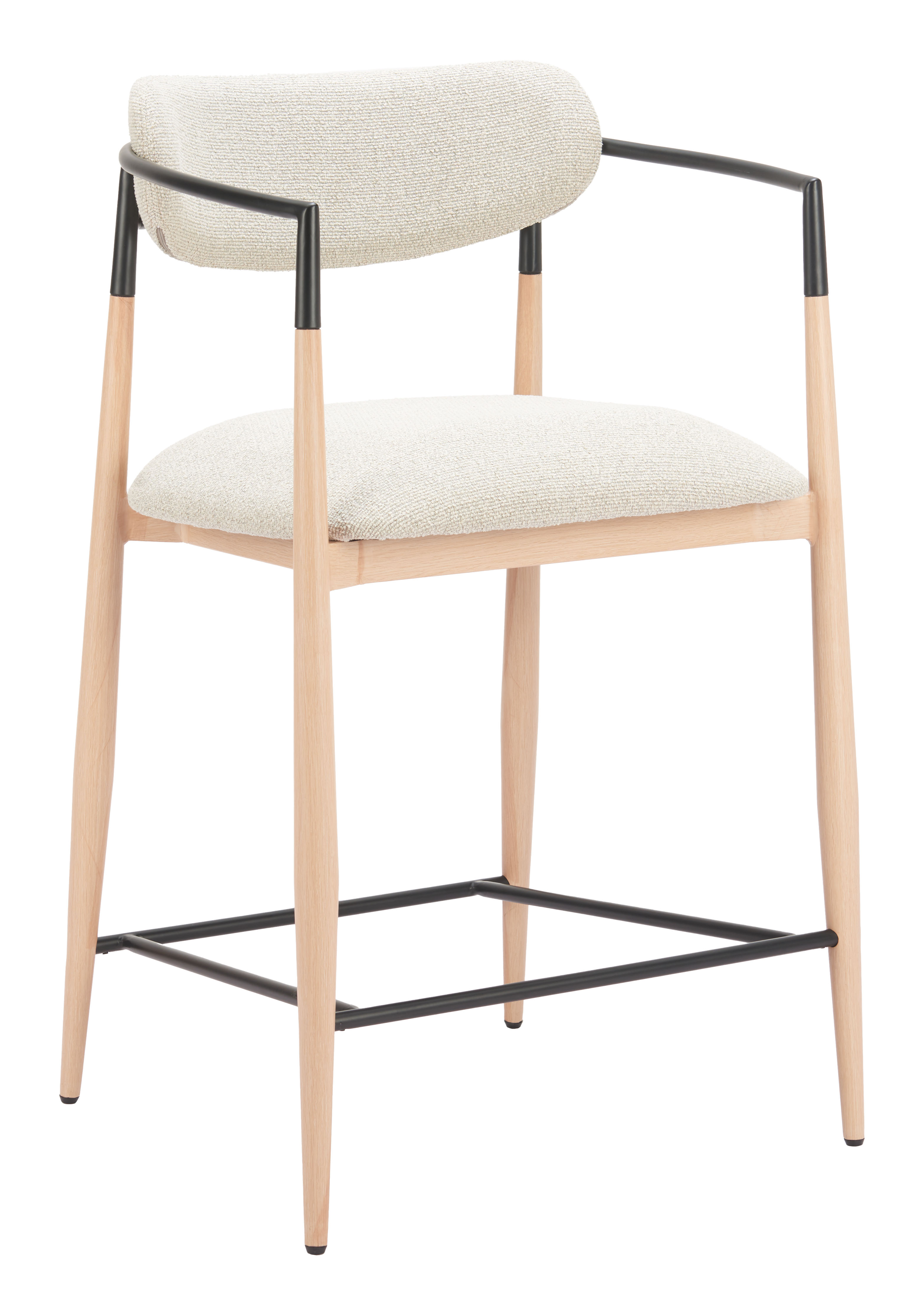 Equinox Counter Stool Oyster Gray & Natural product image
