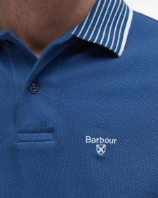 Denwick Short-Sleeved Polo Shirt Dark Denim