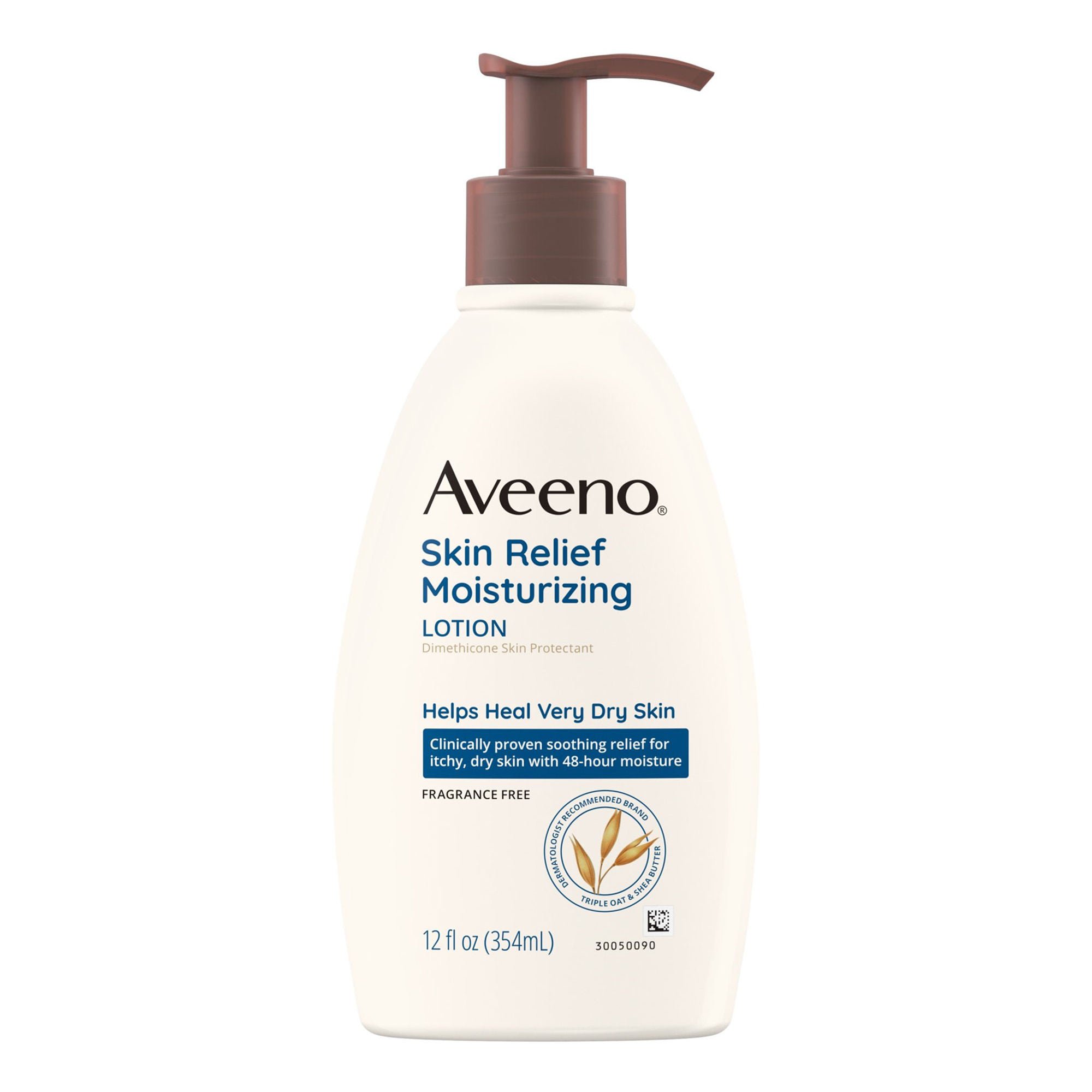 Aveeno® Skin Relief Moisturizing Lotion Fragrance Free, 12-ounce Pump Bottle