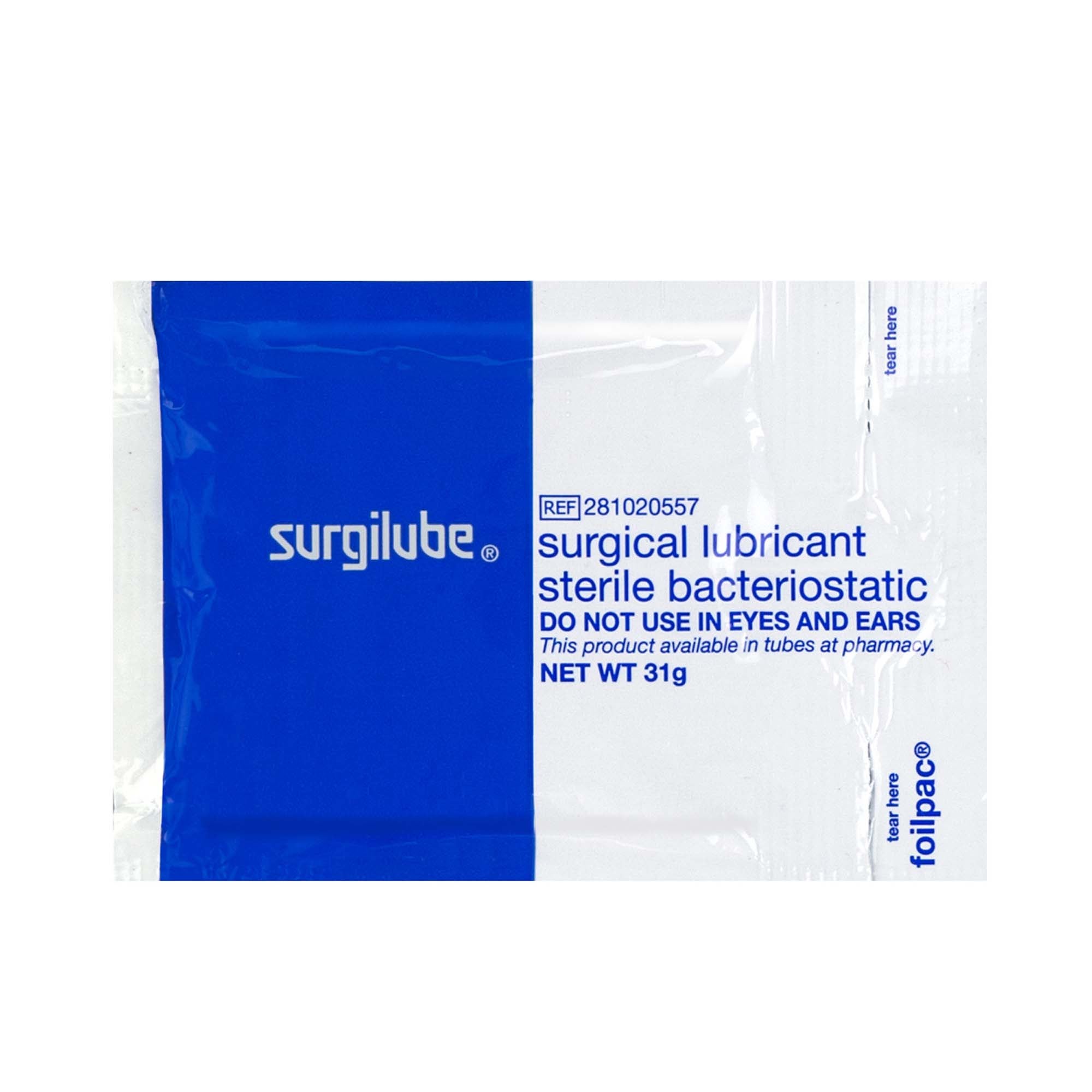 Surgilube Lubricating Jelly, Individual Packets