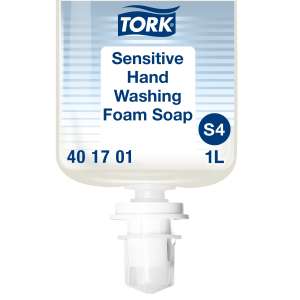 Essity, Sensitive Hand Washing Foam Soap, Tork Foam Skincare S4 Dispenser 1000 mL Cartridge