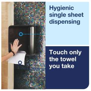 Tork, H1 Matic Elevation, Electronic Roll Towel Dispenser, Black