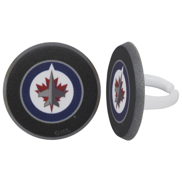 NHL® Team Puck Cupcake Rings