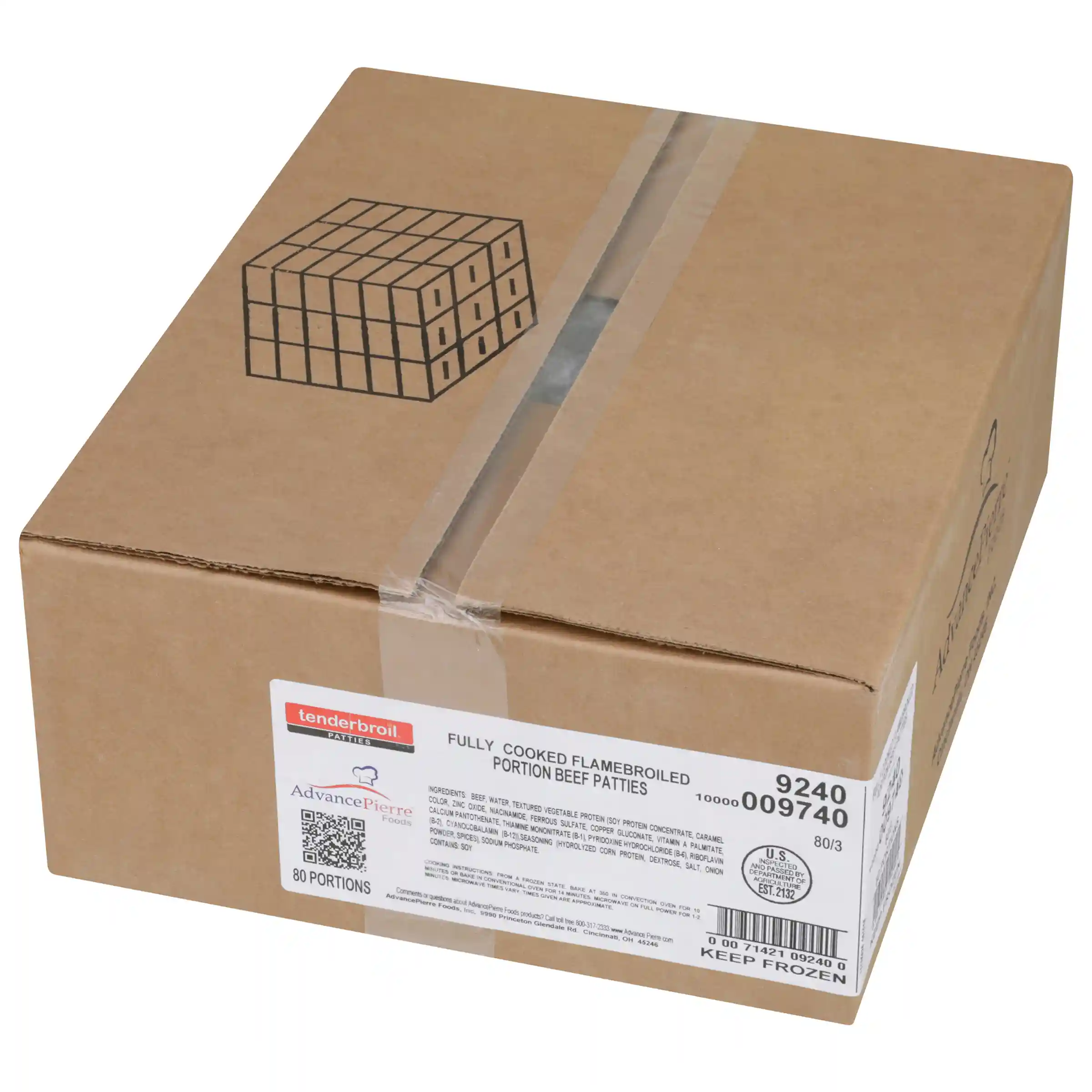 Tenderbroil® Flame Grilled Beef Pattie 3 oz., Approx. 80 Pieces per case, 15Lb      _image_5
