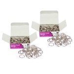 Charles Leonard Loose Leaf Rings, 3/4", 100 Per Box, 2 Boxes CHLR19-2