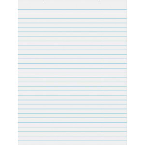 Chart Tablet, No Cover, 1" Ruled, 24" x 32", 70 Sheets