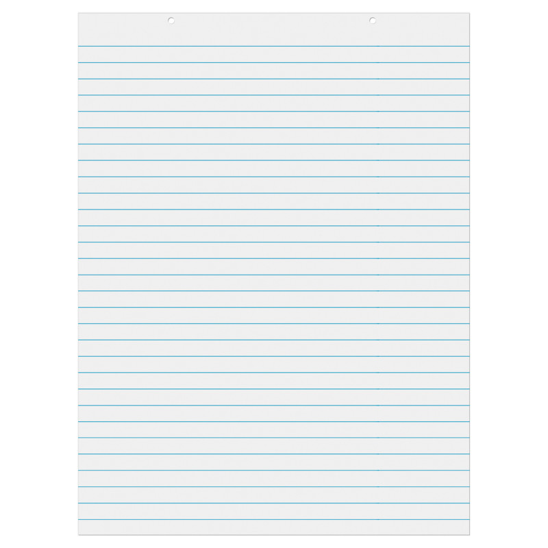 Chart Tablet, No Cover, 1" Ruled, 24" x 32", 70 Sheets