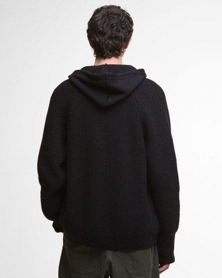 Cardigan con cappuccio lavorato a maglia Middens