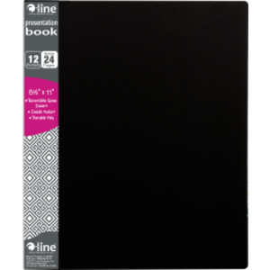Bound Sheet Protector Presentation Book, 12-Pocket