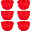 Confetti 24 ounce Soup Bowl, Red, 6-piece set slideshow image 2 Confetti 24 ounce Soup Bowl, Red, 6-piece set slideshow image 2