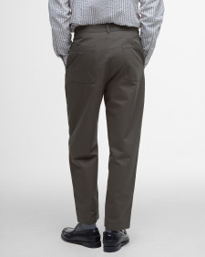 Pantaloni Bayview con motivo a spina di pesce 