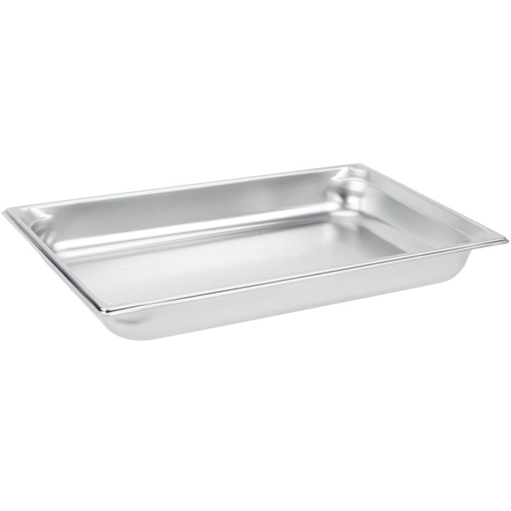 Full-size 2 ½-inch-deep Super Pan 3® stainless steel steam table pan