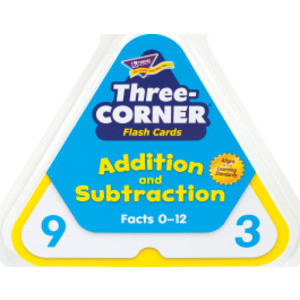 Addition and Subtraction Three-Corner&reg; Flash Cards