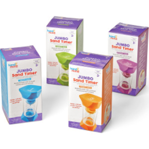 Jumbo 1, 2, 5, and 10 Minute Sand Timer Set