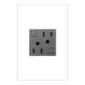 adorne® Series, GFCI Outlet, 15A, 125V, 2-Pole, 3-Wire, Magnesium, 2.66 L x 1.77 H x 1.82 in. D