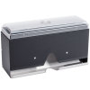 One-sided wrapped straw dispenser in black
