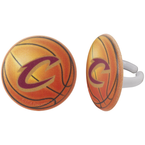 NBA Team Basketball Cupcake Rings