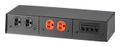 In-Floor Delivery Systems Fire-RatedPoke-Throughs Pedestal Series Pedestal 6-Gang Black