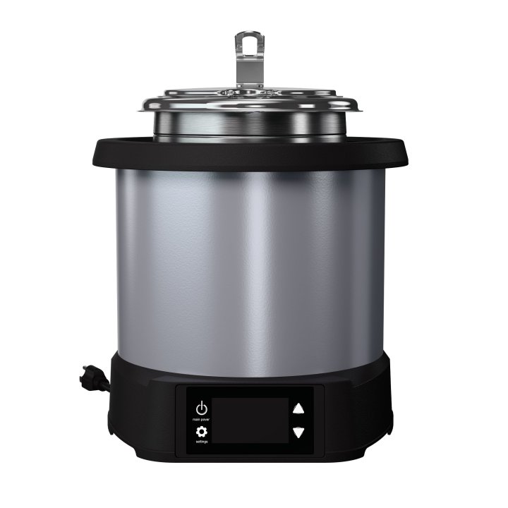 4-quart 120-volt countertop induction rethermalizer in natural finish