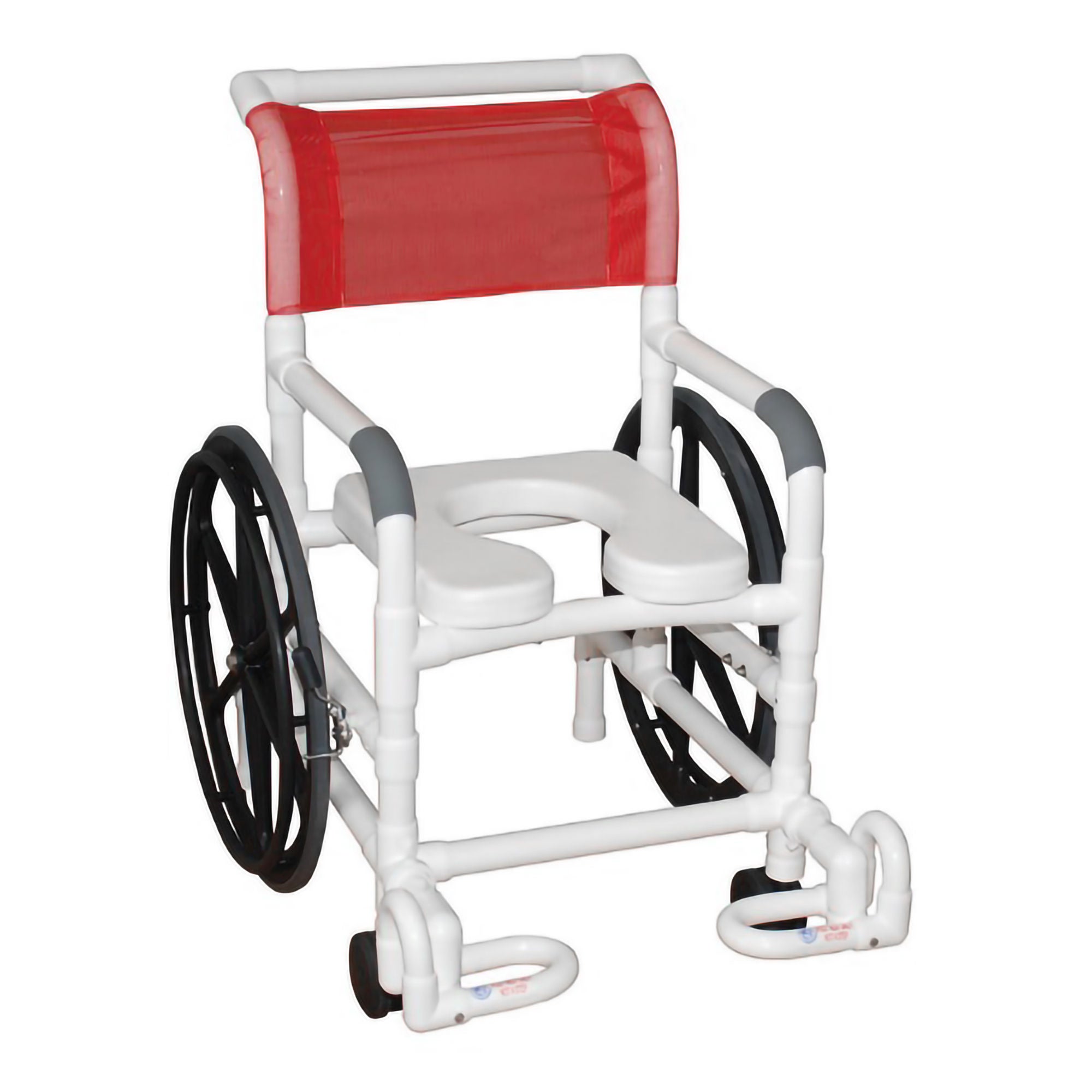 MJM International CHAIR, SHWR AQUATIC SOFT SEAT BLU 18X24"