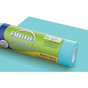 Bulletin Board Art Paper, Lite Blue, 48" x 50', 1 Roll