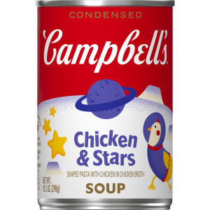 Campbell’s® Condensed Kids Chicken and Stars Soup, 10.5 oz Can (12 Pack)