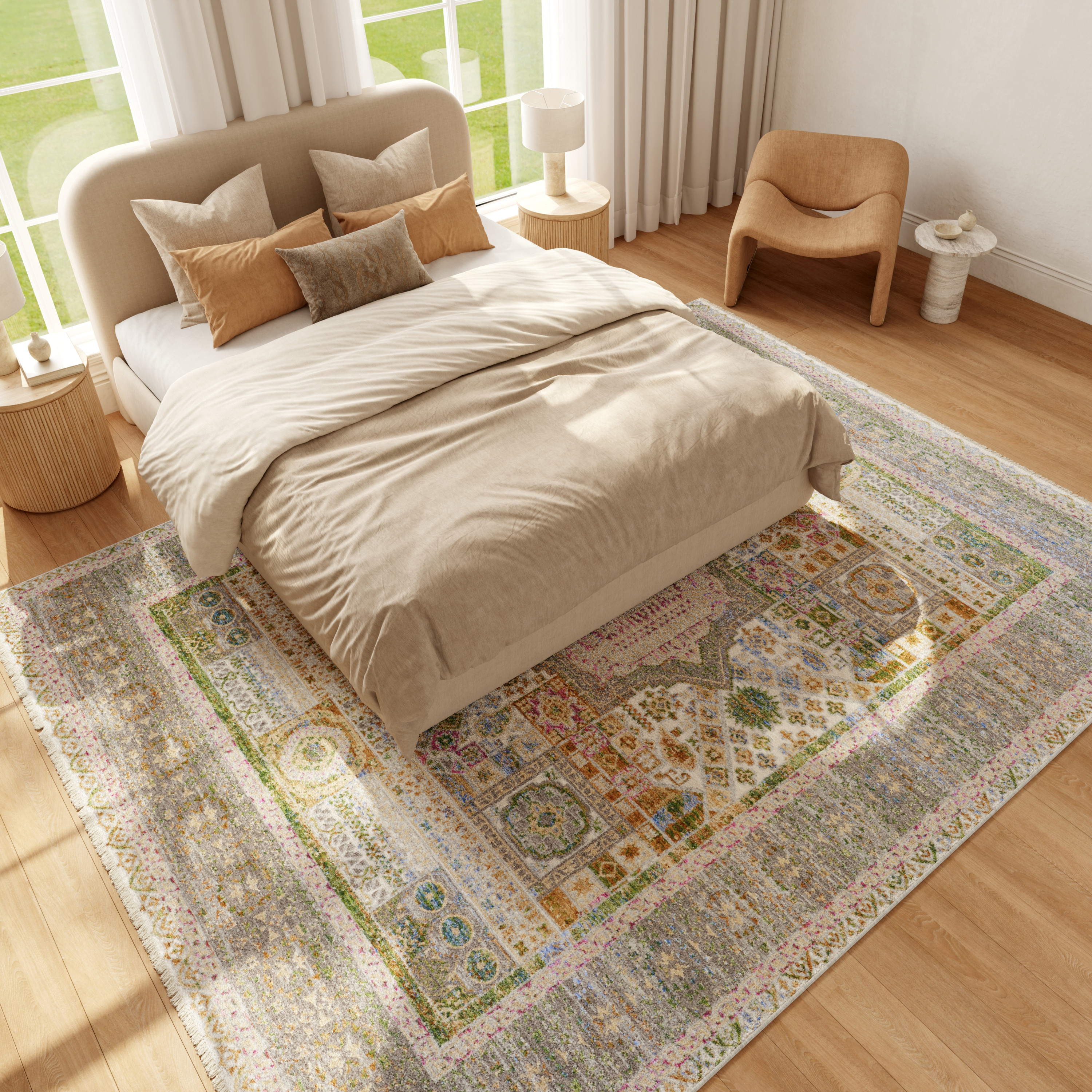 Nourison Vintage Harmony 9'10" x 13'1" Multicolor Bohemian Indoor Rug