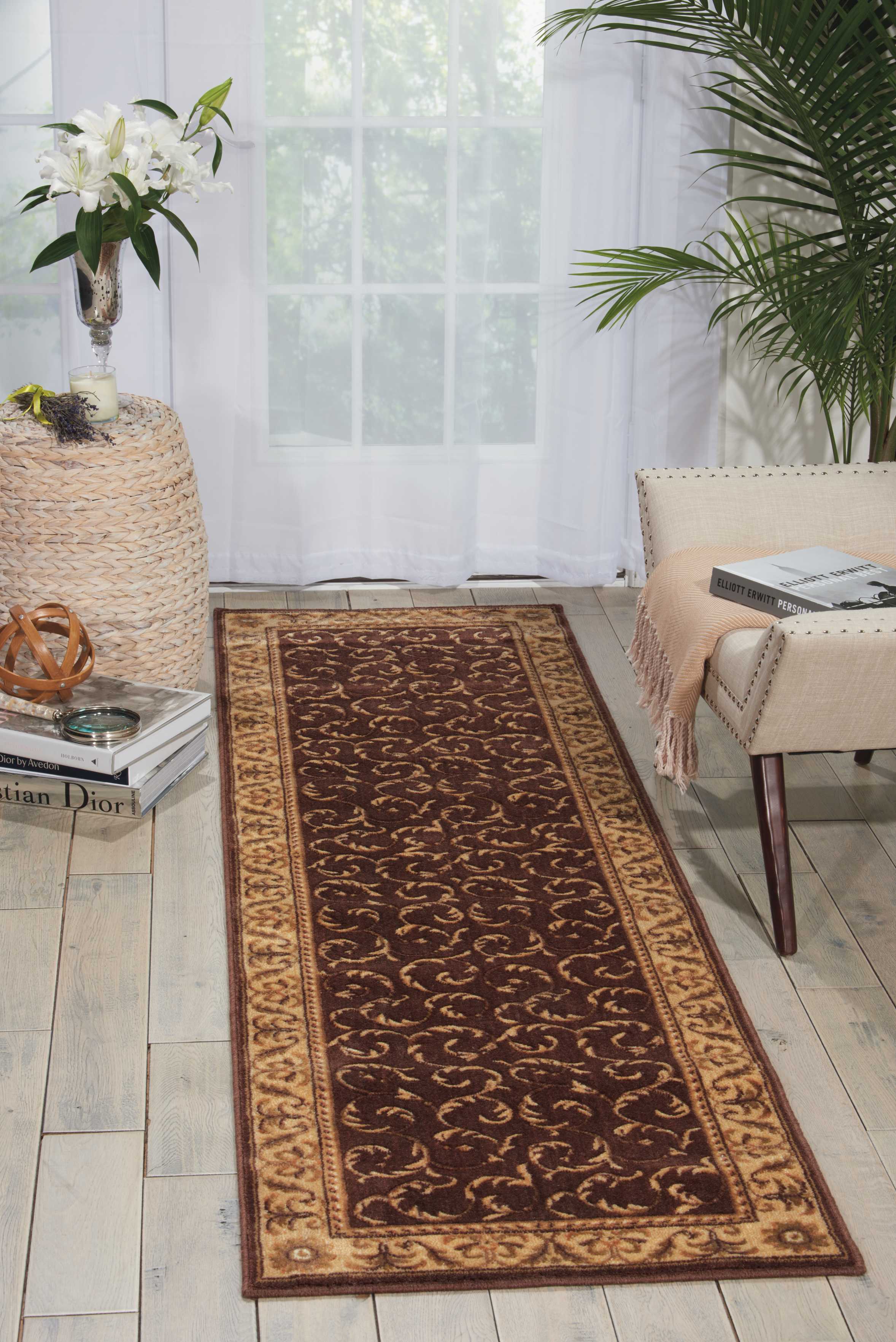 Nourison 2'3" x 8' Somerset Brown Runner Rug eBay