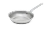 8-inch Wear-Ever® aluminum fry pan with natural finish and plated handle
