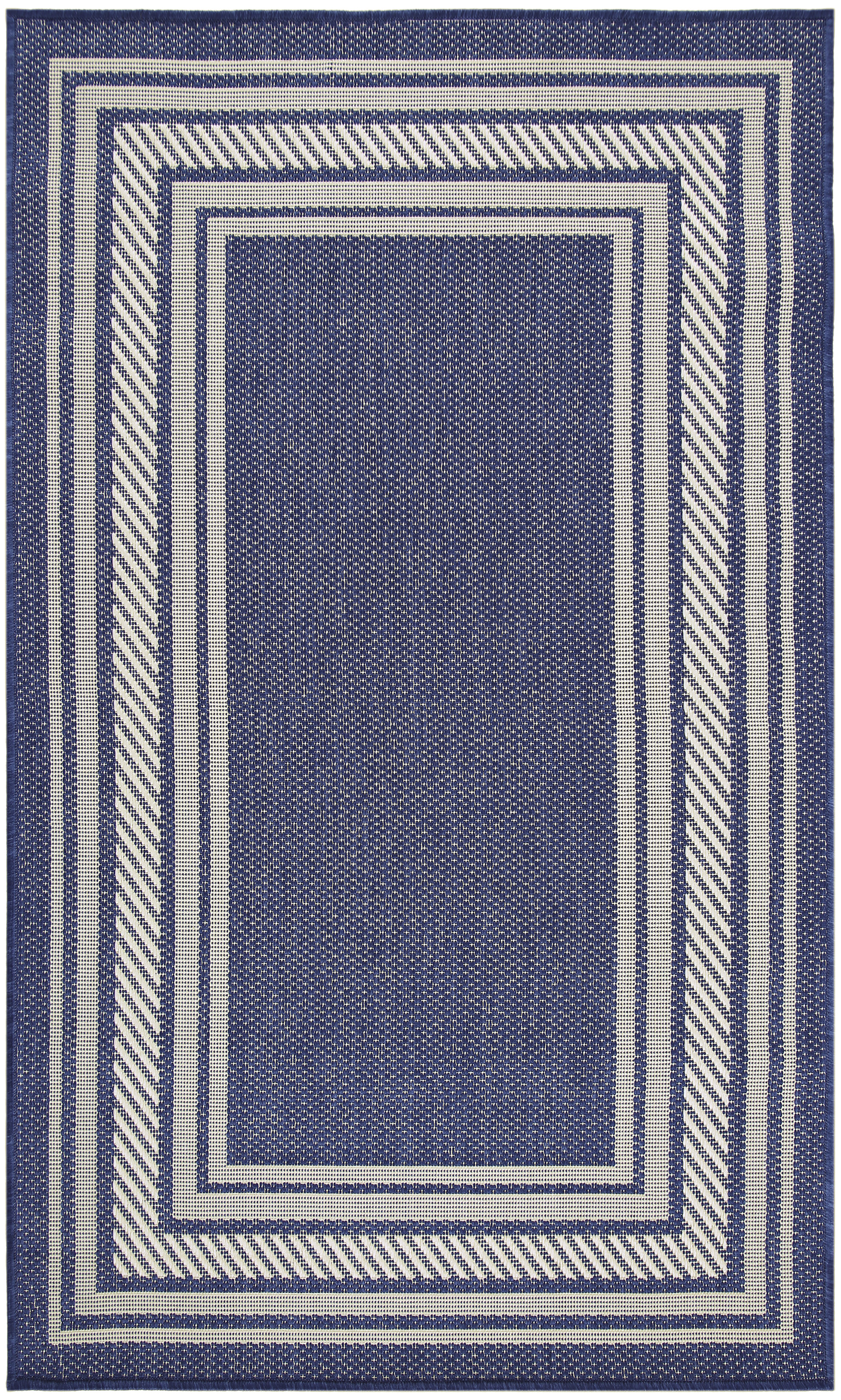 Nourison Horizon Indoor/Outdoor 2' x 3' Navy Modern Rug
