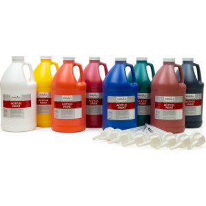 Acrylic 8 - Half Gallon Primary Set