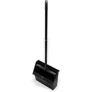 Carlisle, Black, 11", Dust Pan with Long Handle