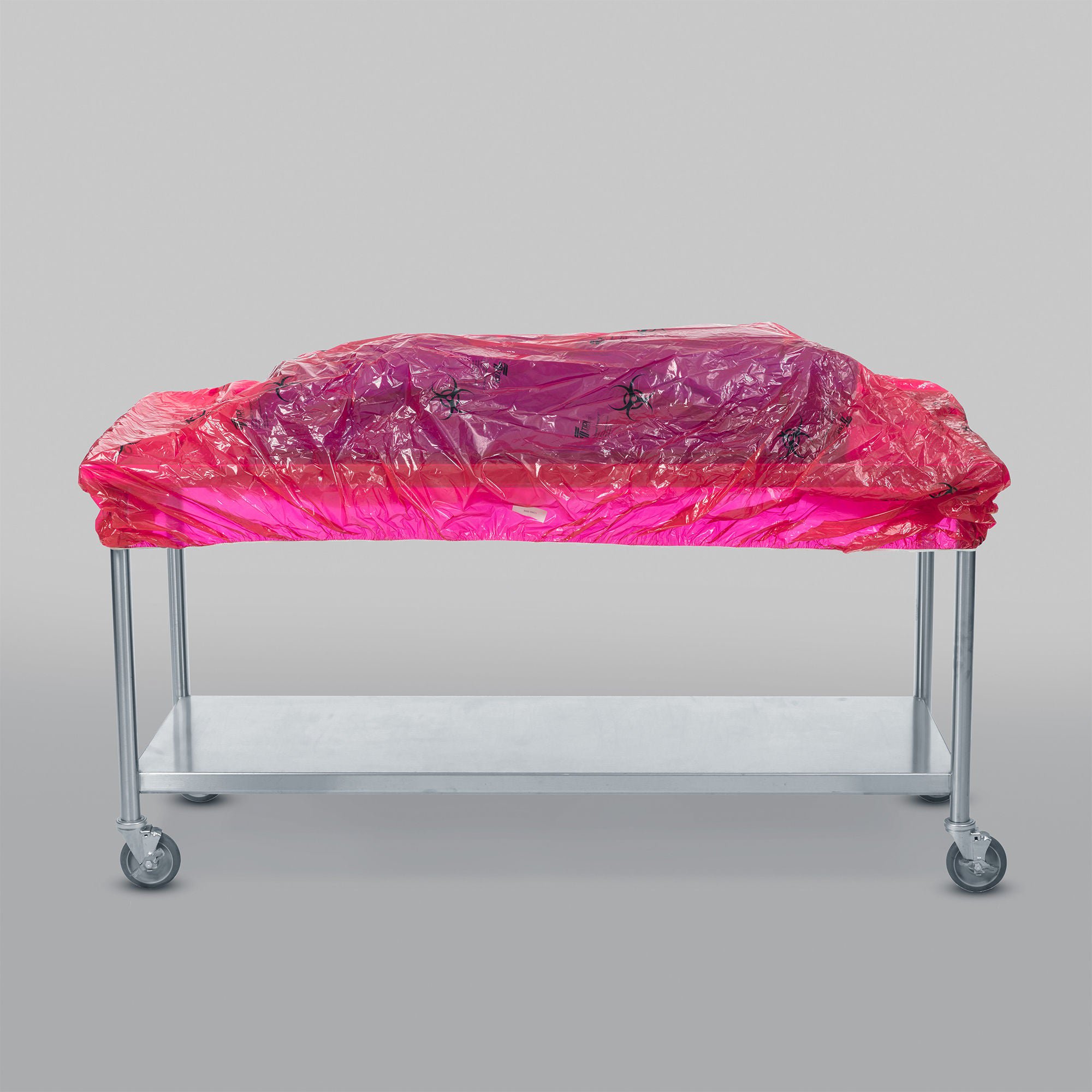 Tidi Products COVER, TABLE BCK LONG BIOHAZARD 52"X27"X40" (30/CS)