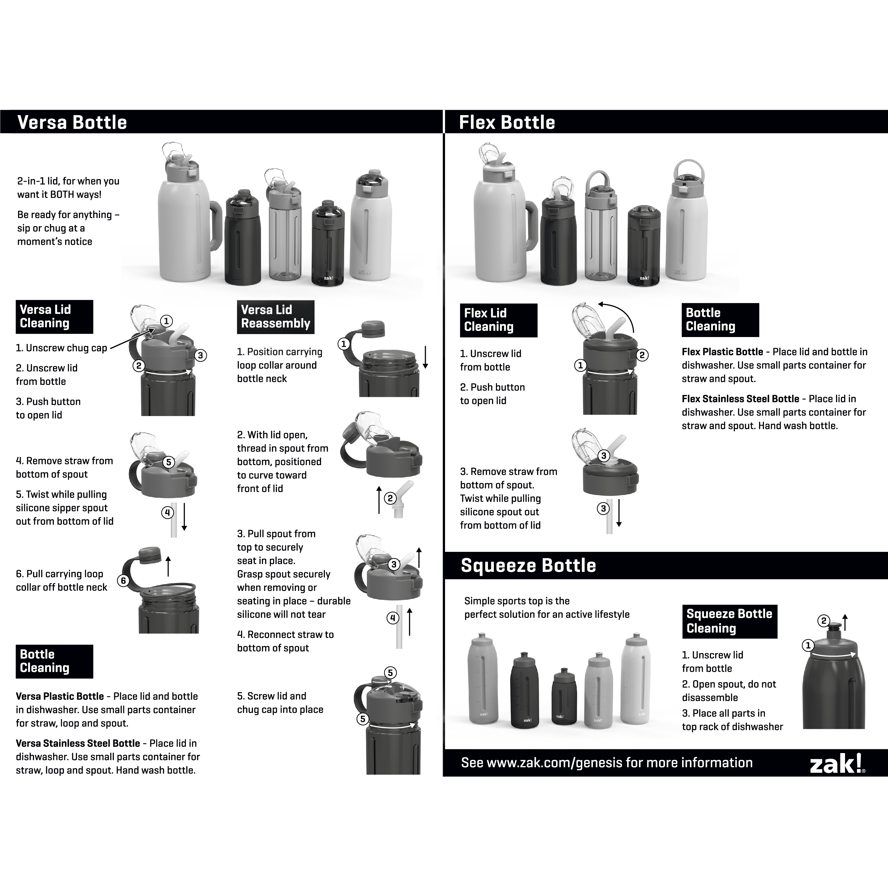 Genesis 18 ounce Water Bottles, Fruit, 2-piece set slideshow image 11 Genesis 18 ounce Water Bottles, Fruit, 2-piece set slideshow image 11