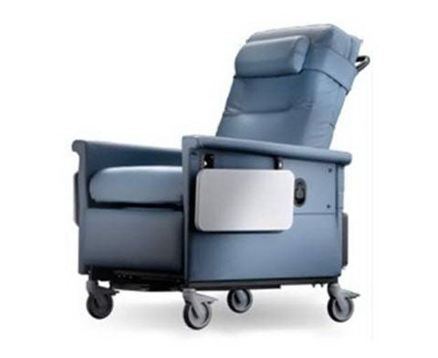Bariatric Transport Manual Recliner 56 Series Natural Vinyl 5 Inch Casters 500 lbs. Weight Capacity