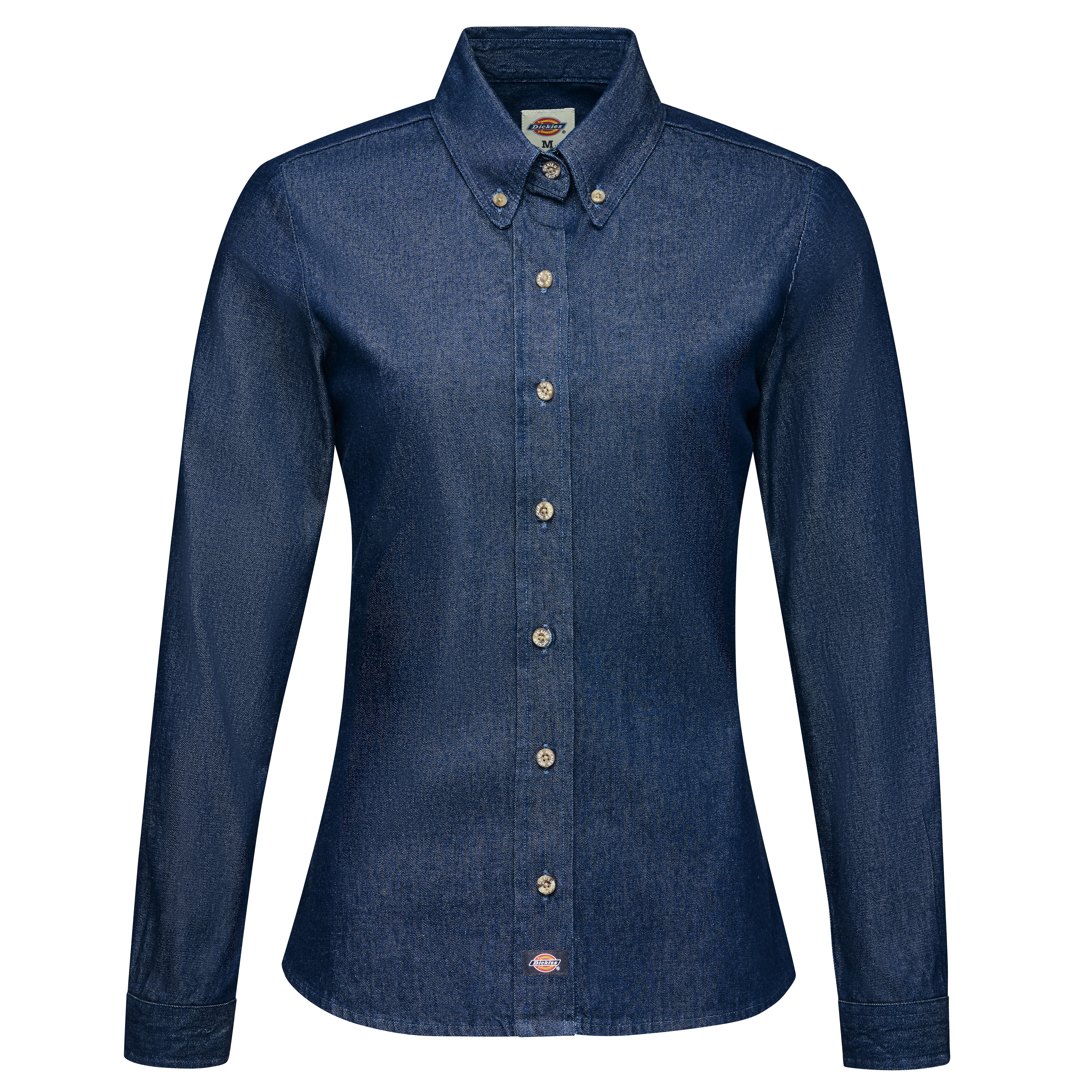 Women‘s Denim Long Sleeve Work Shirt-Dickies