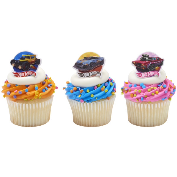 Hot Wheels™ Epic Stunt Cupcake Rings